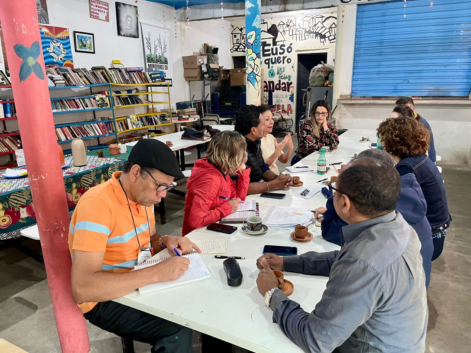 Organizações sociais, prefeitura de Santo André e CEFAVELA discutem parceria para resolução de problemas do Jardim dos Eucaliptos